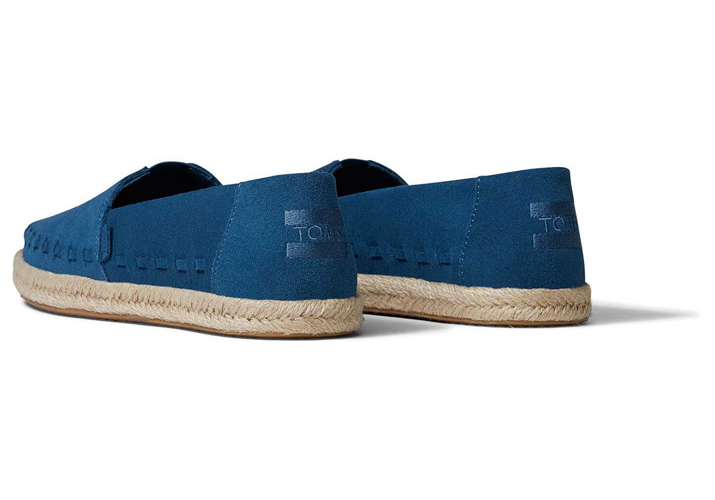 Toms Espadryle Damskie Niebieskie - Alpargata Rope - 37ZHISOGR